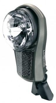 1-LED-Scheinwerfer b&m Lumotec IQ Fly N, mit Schalter schwarz 174QN
