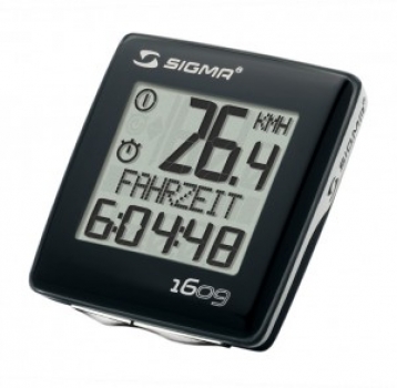 2-Fahrradcomputer Sigma BC 1609, 20 Funktionen kabelgebunden