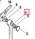 4 - Wellendichtring DC 20x28x4