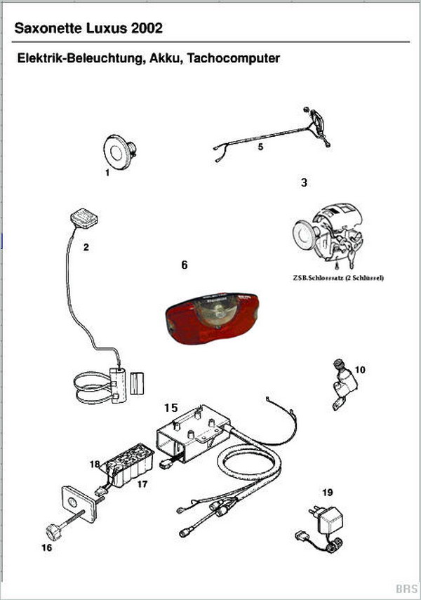 12-Elektrik-Beleuchtung, Akku, Tachocomputer