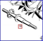 Preview: 18-Achse Hinterrad 175 mm lang