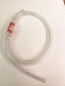 Preview: 7-Kraftstoffschlauch m. Zwischerfilter (Plastik) 5 x 9 mm, transparent, ca.1/2 Meter