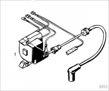 1 - Zündspule für Handstarter