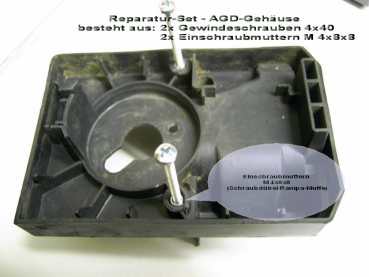 4-Reparatur-Set für AGD-Gehäuse