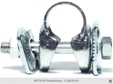 WITTKOP Sattelkloben für Schwingsattel