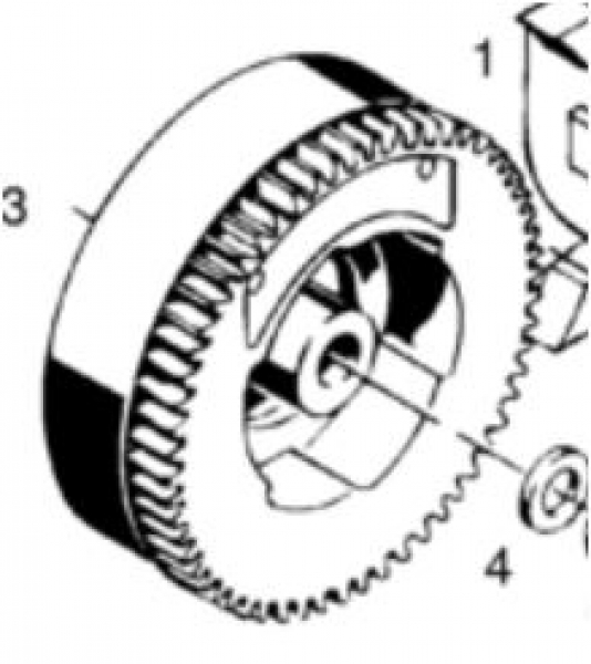 3-Polrad für Elektrostarter