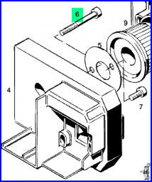 6-Zylinderschraube M 5 x 80