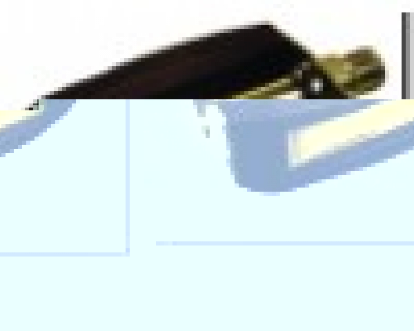 22-Pedal Gummiblock mit Reflektor schwarz 9/16"