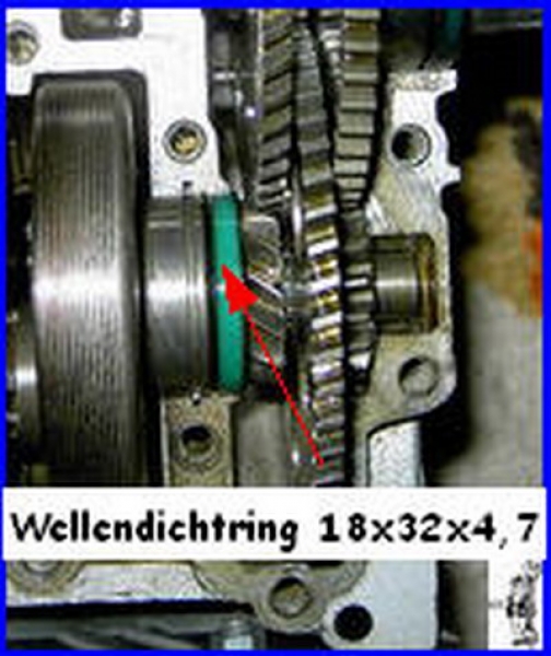 15-Wellendichtring/Simmerring 18 x 32 x 4,7