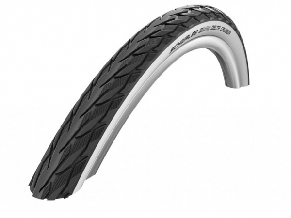 8-Reifen Schwalbe Delta Cruiser HS 431,26x1 3/8" 37-590 schwarz/weiß