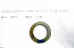 24+25-Scheibe 19,1 X 28 X 0,5 nach Bedarf